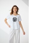 MELFI TEE - white (bla